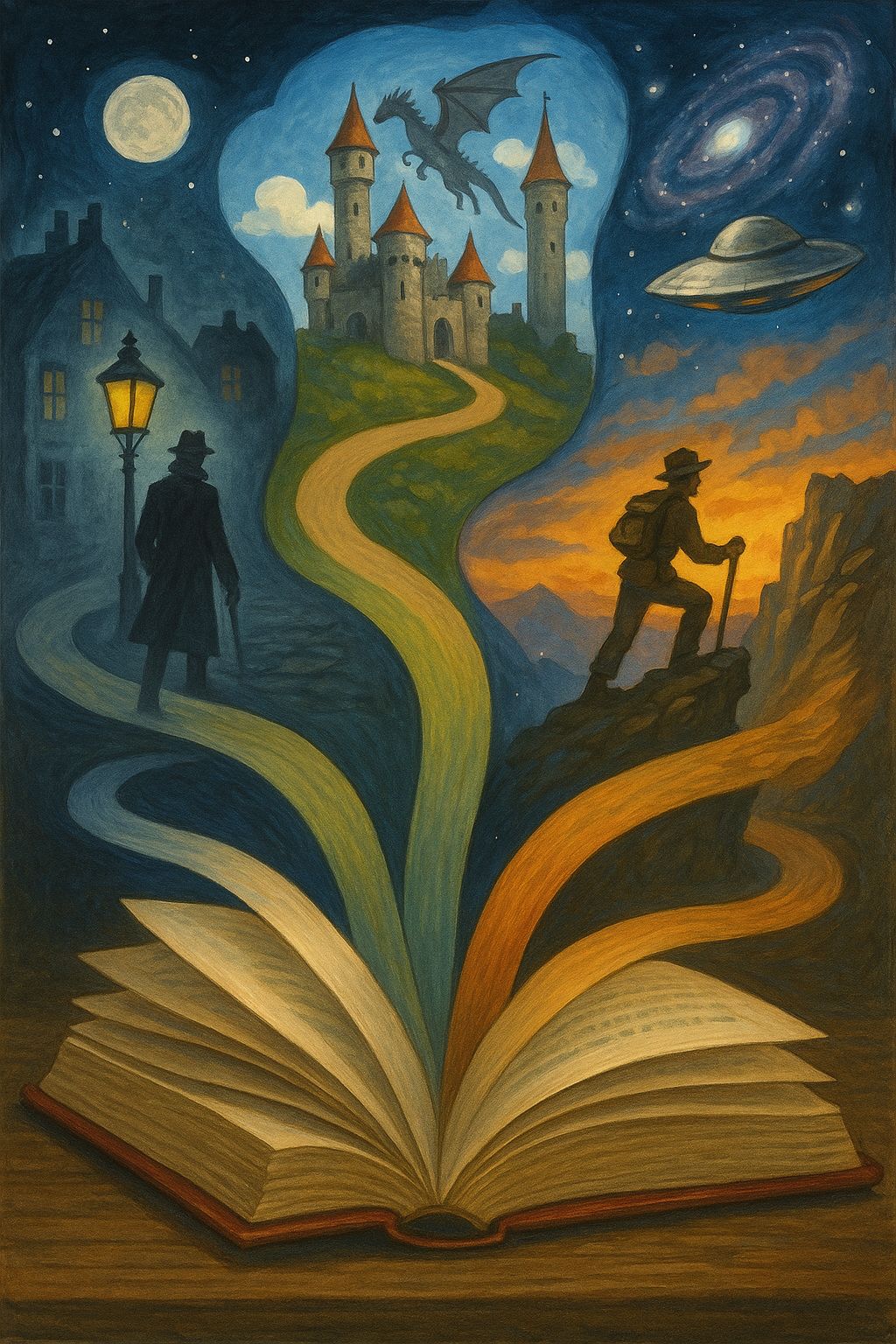 stories with multiple paths and genres
